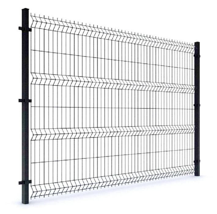 Customizable metal mesh fence